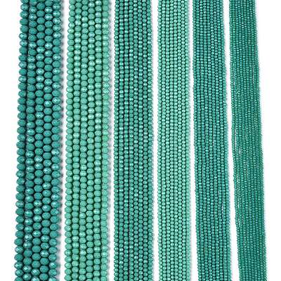 Opaque Solid Color Imitation Jade Glass Beads Strands EGLA-A044-P1mm-D31-1