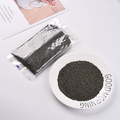 12/0 Grade A Round Glass Seed Beads SEED-Q008-M602-1