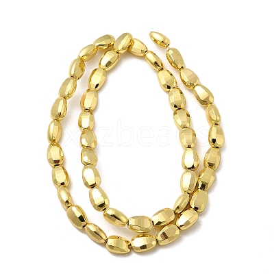 Electroplate Glass Beads Strands EGLA-F166-12-1