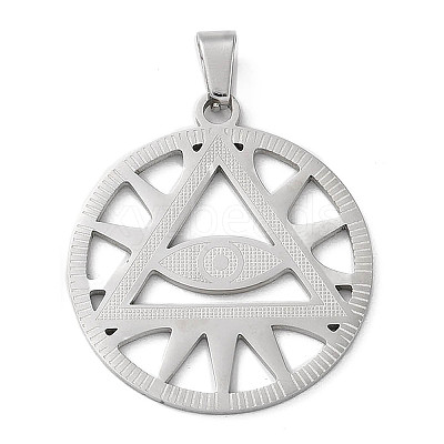 Non-Tarnish 201 Stainless Steel Pendants STAS-D041-13P-1