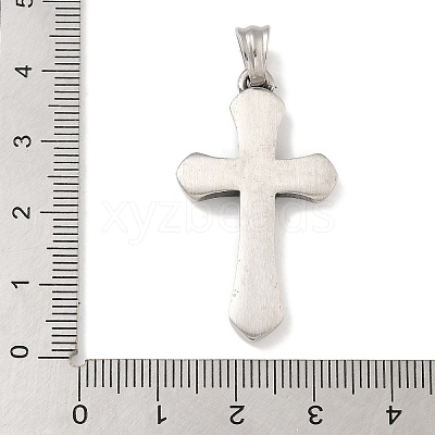 304 Stainless Steel Pendants STAS-Z097-13AS-02-1