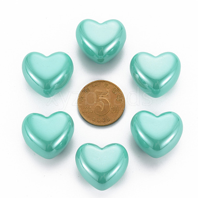 Opaque Acrylic European Beads MACR-S372-03B-68-1