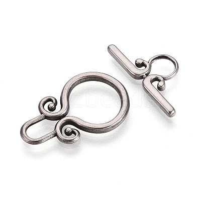 304 Stainless Steel Toggle Clasps PW-WG419A3-02-1