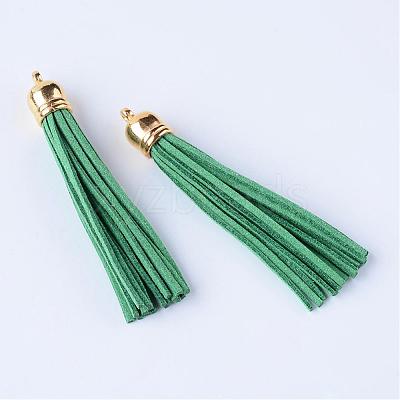 Faux Suede Tassel Pendant Decorations FIND-T003-A02-1