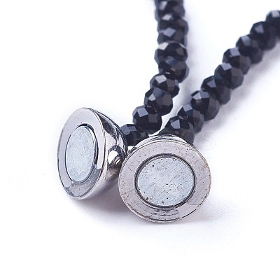 Natural Howlite Necklaces NJEW-G323-01-1