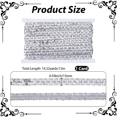 Plastic & Polyester Paillette Beads OCOR-WH20016-04I-1