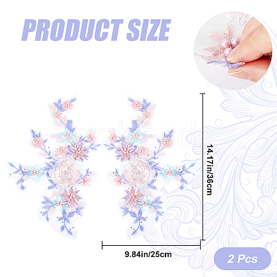 Polyester Sew On Patches PATC-WH20007-01D-1