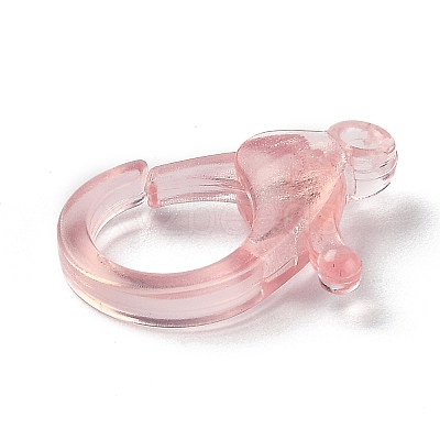 Transparent Plastic Lobster CLaw Clasps KY-H005-A08-1