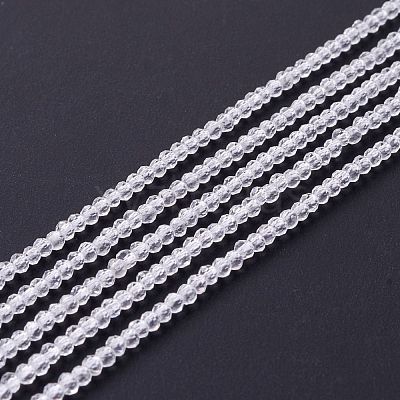 Transparent Glass Beads Strands GLAA-C019-01A-33-1