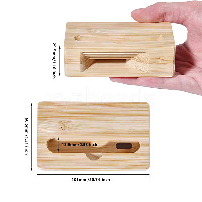 Bamboo Mobile Phone Holders AJEW-WH0314-475-1