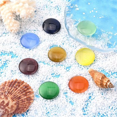 Cat Eye Cabochons X-CE-J002-25mm-M-1