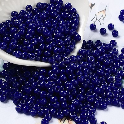 Baking Paint Glass Seed Beads SEED-H002-I-A517-1