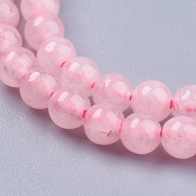 Natural Rose Quartz Bead Strands G-R193-13-4mm-1