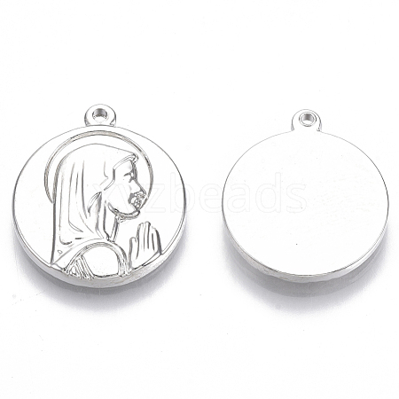 304 Stainless Steel Pendants STAS-N093-03P-NF-1