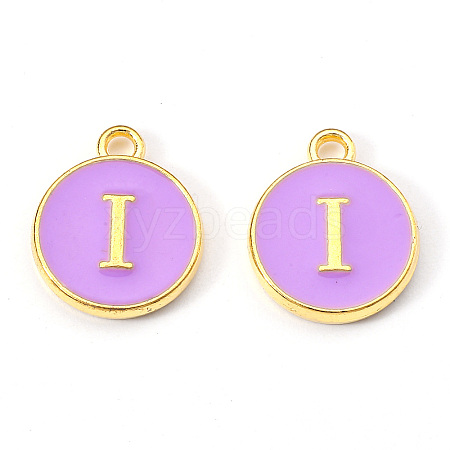 Golden Plated Alloy Enamel Charms LS-X-ENAM-S118-10I-1