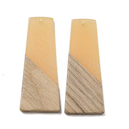 Resin & Walnut Wood Pendants RESI-XCP0002-16C-1