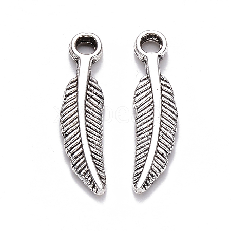 Tibetan Style Alloy Pendants TIBEP-S319-075AS-RS-1