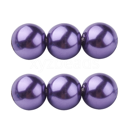 Eco-Friendly Glass Pearl Beads HY-J002-6mm-HX041-1