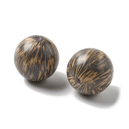 Printing Opaque Acrylic Beads OACR-H049-01C-1