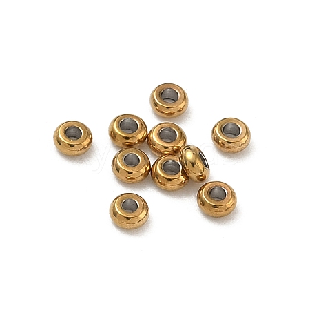 304 Stainless Steel Beads STAS-P448-06A-G-1