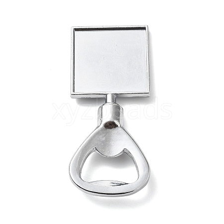 Zinc Alloy Bottle Opener Cabochon Component PALLOY-D312-01P-04-1