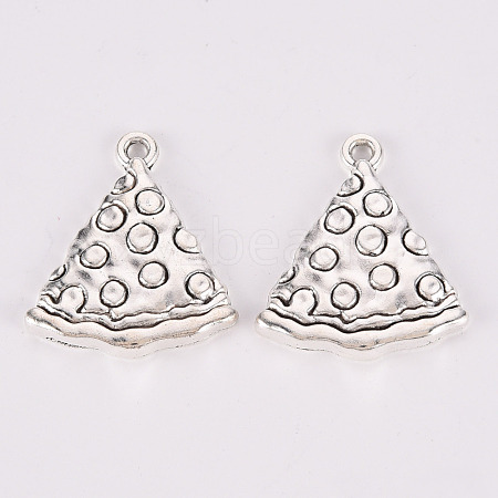 Tibetan Style Alloy Charms TIBE-N010-51AS-RS-1