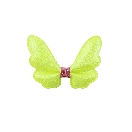 Glitter Butterfly Bowknot Alligator Hair Clips PW-WGD7FA4-05-1