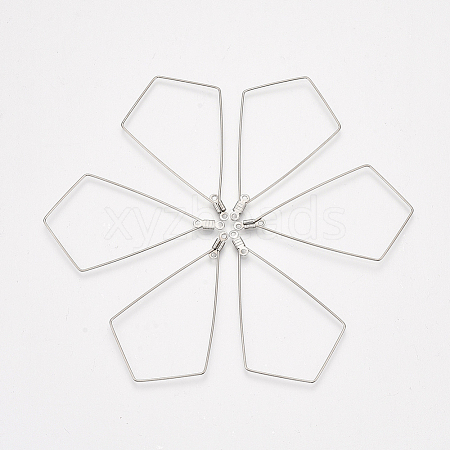 Tarnish Resistant 304 Stainless Steel Wire Pendants LS-STAS-S103-09-1
