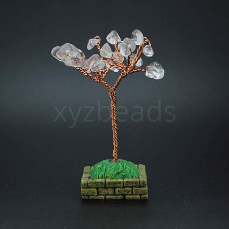 Quartz Crystal Flower Garden Crushed Stone Fortune Tree Ornaments Mini Home Creative Office Decoration Crafts Small Ornaments PW-WG4CBFE-13-1