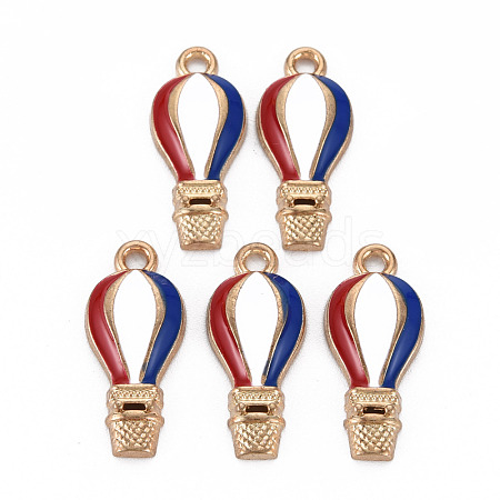 Alloy Enamel Pendants ENAM-N055-010A-NR-1