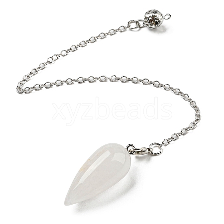 Natural Quartz Crystal Bullet Charm G-Q1002-07P-10-1