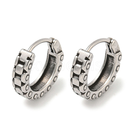 316 Surgical Stainless Steel Hoop Earrings for Women and Men EJEW-D096-15C-AS-1