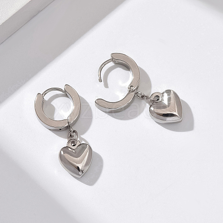 Fashionable Classic Heart-shaped Earrings with High-end Personality and Love Theme OV8243-1