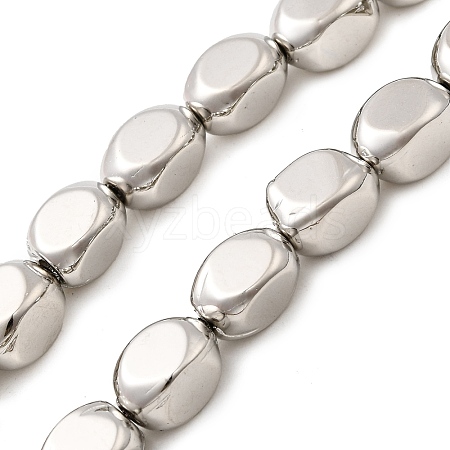 Electroplate Glass Beads Strands EGLA-F166-02B-P-1
