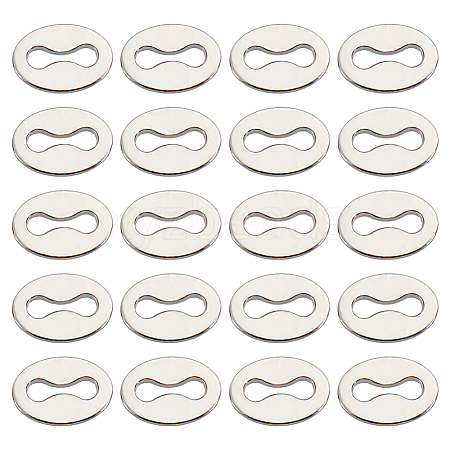 20Pcs 925 Sterling Silver Chain Tabs STER-BC0002-87P-1