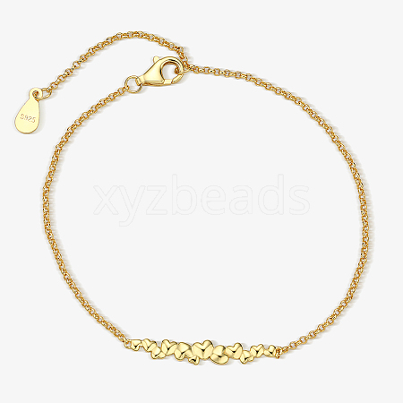 S925 Sterling Silver Heart Bracelets for Women IE2914-1-1