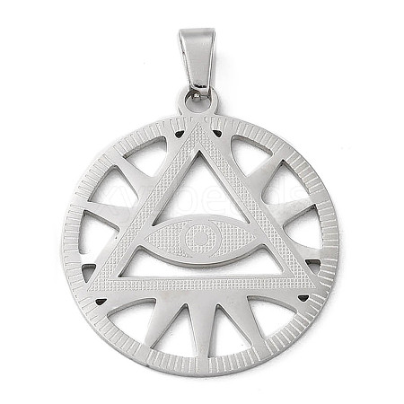 Non-Tarnish 201 Stainless Steel Pendants STAS-D041-13P-1