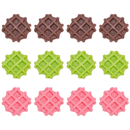 Olycraft 12Pcs 3 Colors PVC Waffle DIY-OC0009-63-1