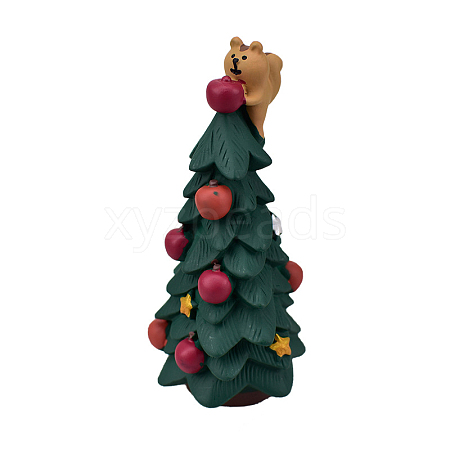 Resin Christmas Theme Miniature Ornaments XMAS-PW0001-090H-1