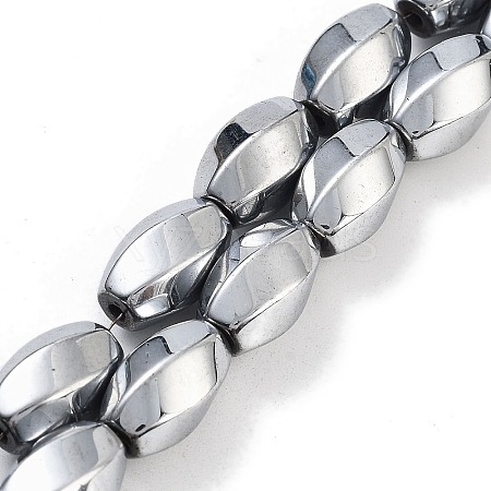 Synthetic Magnetic Hematite Beads Strands G-P545-G01-01G-1