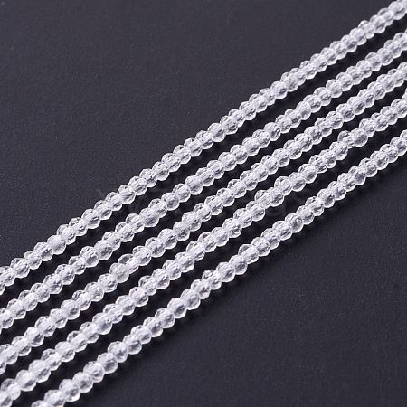 Transparent Glass Beads Strands GLAA-C019-01A-33-1