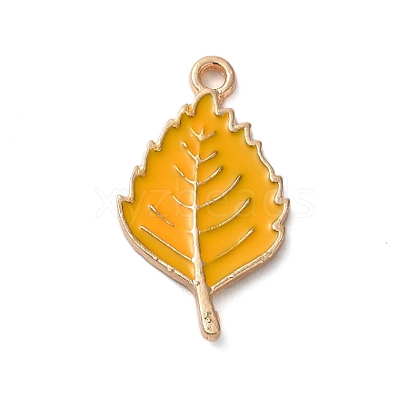 Thanksgiving Day Theme Alloy Enamel Pendants ENAM-M002-03G-06-1