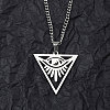 Non-Tarnish 201 Stainless Steel Pendant Necklaces for Man NJEW-Q336-02H-P-2