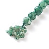 Natural Green Aventurine Car Hanging Decorations HJEW-O002-07-2