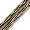 Electroplated Synthetic Non-magnetic Hematite Beads Strands G-Z032-C02-04LG-1