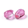 Transparent Glass Charms GLAA-L027-L04-2