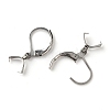 304 Stainless Steel Leverback Earring Findings with Pendant Bails STAS-WH0043-04P-2