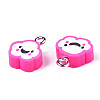 Handmade Polymer Clay Charms LS-CLAY-N006-37B-01G-3