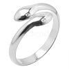 Non-Tarnish Vintage Stainless Steel Snake Couple Rings ZB8533-1-1