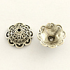 Tibetan Style Zinc Alloy Flower Bead Caps TIBE-Q033-36-1